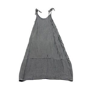 Women’s Meo Meli dress grey/white stripe cotton 2000s